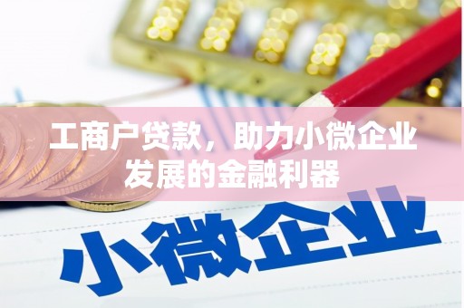 三明工商户贷款，助力小微企业发展的金融利器