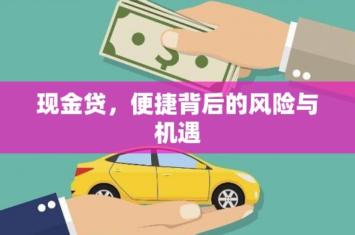 三明现金贷，便捷背后的风险与机遇