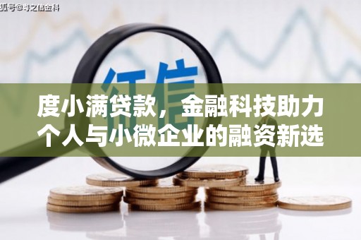 三明度小满贷款，金融科技助力个人与小微企业的融资新选择