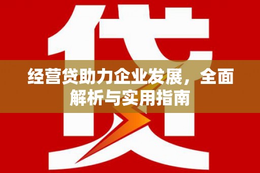 三明经营贷助力企业发展，全面解析与实用指南