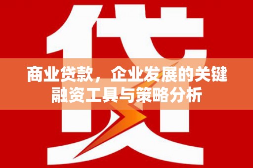 三明商业贷款，企业发展的关键融资工具与策略分析