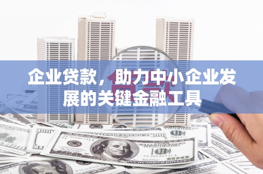 三明企业贷款，助力中小企业发展的关键金融工具