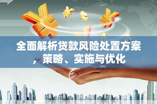 三明全面解析贷款风险处置方案，策略、实施与优化