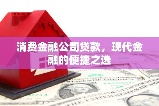 三明消费金融公司贷款，现代金融的便捷之选